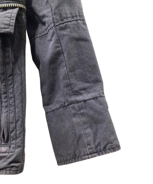 UNDERCOVER（アンダーカバー）UNDERCOVER (アンダーカバー) 11SS Underman Military Cargo Zipper Jacket アーカイブ ミリタリージャケット ブラック サイズ:1の古着・服飾アイテム