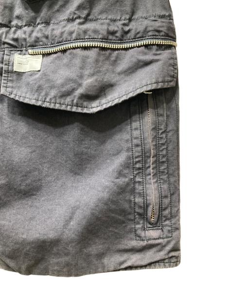 UNDERCOVER（アンダーカバー）UNDERCOVER (アンダーカバー) 11SS Underman Military Cargo Zipper Jacket アーカイブ ミリタリージャケット ブラック サイズ:1の古着・服飾アイテム