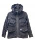 UNDERCOVER（アンダーカバー）の古着「11SS Underman Military Cargo Zipper Jacket アーカイブ ミリタリージャケット」｜ブラック