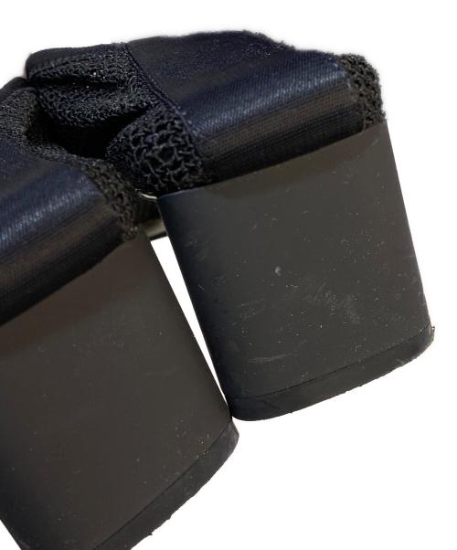 BOTTEGA VENETA（ボッテガベネタ）BOTTEGA VENETA (ボッテガベネタ) メッシュ チャンキーヒール フラットシューズ ブラック サイズ:SIZE35 1/2の古着・服飾アイテム