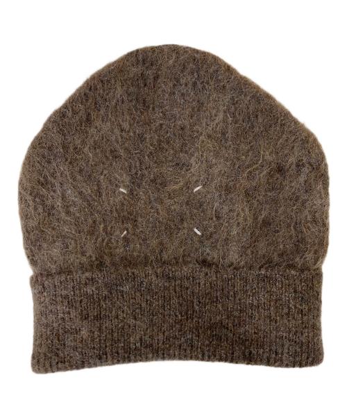 Maison Margiela（メゾンマルジェラ）Maison Margiela (メゾンマルジェラ) モヘアビーニー ブラウン サイズ:Mの古着・服飾アイテム
