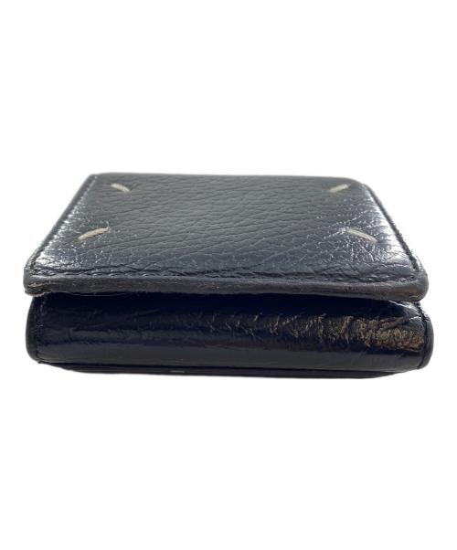 Maison Margiela（メゾンマルジェラ）Maison Margiela (メゾンマルジェラ) 3つ折り財布 ブラックの古着・服飾アイテム