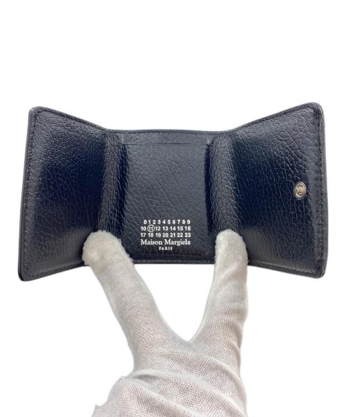 Maison Margiela（メゾンマルジェラ）Maison Margiela (メゾンマルジェラ) 3つ折り財布 ブラックの古着・服飾アイテム