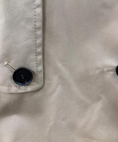 icB（アイシービー）icB (アイシービー) TCシャンブレーツイル トレンチコート ベージュの古着・服飾アイテム