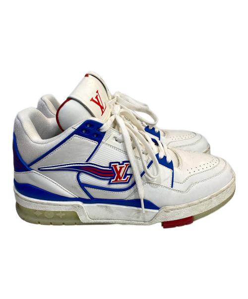 LOUIS VUITTON（ルイ ヴィトン）LOUIS VUITTON (ルイ ヴィトン) LV トレイナー・ライン スニーカー ホワイト サイズ:SIZE 6の古着・服飾アイテム
