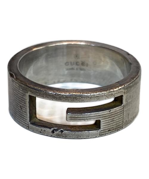 GUCCI（グッチ）GUCCI (グッチ) ブランデッドGリング シルバー サイズ:表記無し(17号)の古着・服飾アイテム