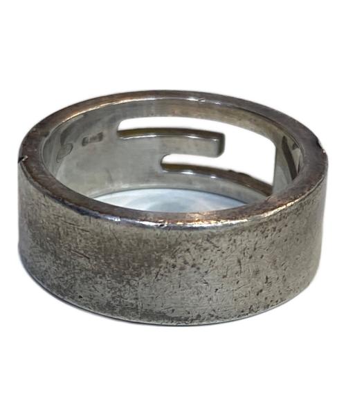 GUCCI（グッチ）GUCCI (グッチ) ブランデッドGリング シルバー サイズ:表記無し(17号)の古着・服飾アイテム