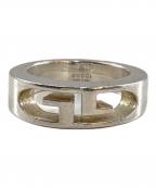 GUCCIグッチ）の古着「インターロッキングGリング」｜シルバー