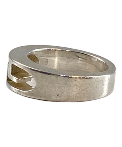 GUCCI（グッチ）GUCCI (グッチ) インターロッキングGリング シルバー サイズ:SIZE【8】実寸7号の古着・服飾アイテム