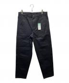 COMME des GARCONS SHIRTコムデギャルソンシャツ）の古着「テーパードコットンパンツ FK-P014」｜ブラック
