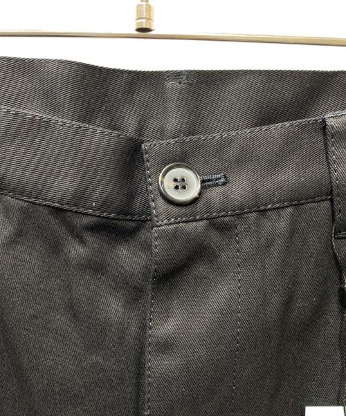 COMME des GARCONS SHIRT（コムデギャルソンシャツ）COMME des GARCONS SHIRT (コムデギャルソンシャツ) テーパードコットンパンツ FK-P014 ブラック サイズ:Mの古着・服飾アイテム