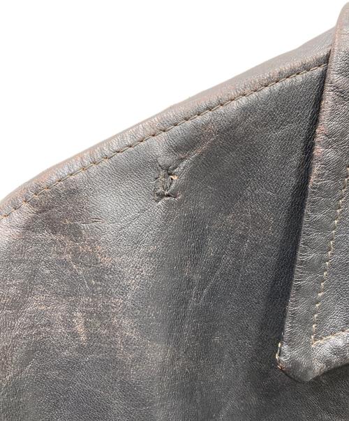 appalachian（アパラチアン）appalachian (アパラチアン) 50s ヴィンテージ コンチョボタン レザージャケット ブラック サイズ:40の古着・服飾アイテム