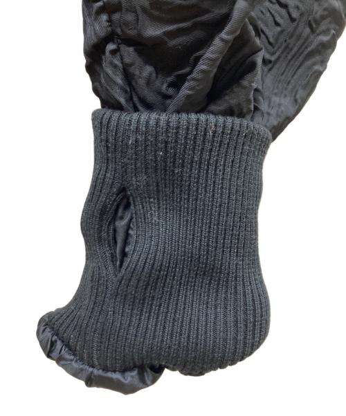 seyto（セイト）seyto (セイト) JACQUARD CUT OUT GATHER BLOUSON ギャザーブルゾン ブラック サイズ:2の古着・服飾アイテム