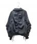 seyto (セイト) JACQUARD CUT OUT GATHER BLOUSON ギャザーブルゾン ブラック サイズ:2：12000円