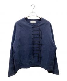 SASQUATCHfabrix.（サスクワッチファブリックス）の古着「CHINA JACKET チャイナジャケット」｜ネイビー