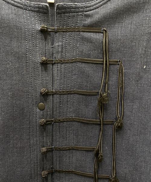 SASQUATCHfabrix.（サスクワッチファブリックス）SASQUATCHfabrix. (サスクワッチファブリックス) CHINA JACKET チャイナジャケット ネイビー サイズ:Lの古着・服飾アイテム