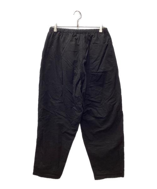 COMOLI（コモリ）COMOLI (コモリ) コットンネル テーパードパンツ ブラック サイズ:2の古着・服飾アイテム