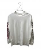 SUPREMEシュプリーム）の古着「Intarsia Sleeve L/S ロングスリーブカットソオー」｜ホワイト