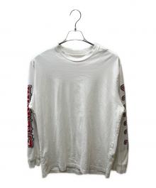 SUPREME（シュプリーム）の古着「Intarsia Sleeve L/S ロングスリーブカットソオー」｜ホワイト