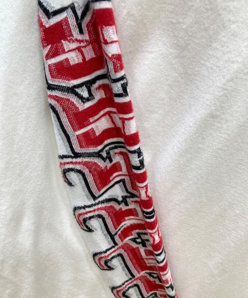 SUPREME（シュプリーム）Supreme (シュプリーム) Intarsia Sleeve L/S ロングスリーブカットソオー ホワイト サイズ:Sの古着・服飾アイテム