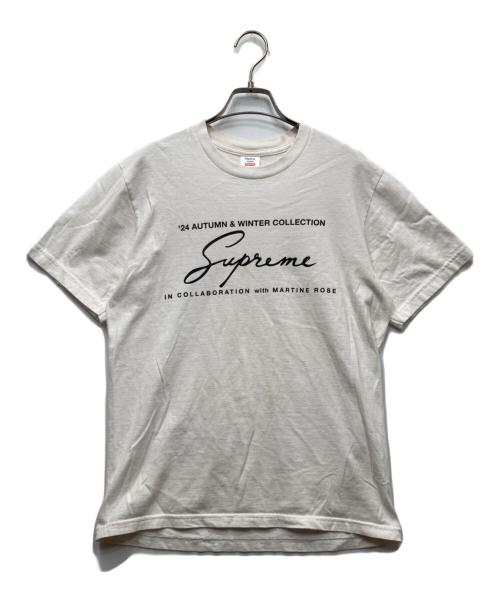 SUPREME（シュプリーム）Supreme (シュプリーム) Martine rose (マーティン・ローズ) Martine rose Tee ホワイト サイズ:Sの古着・服飾アイテム