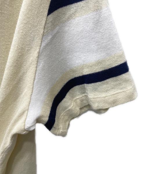 LOEWE（ロエベ）LOEWE (ロエベ) コットン半袖ニット ベージュ サイズ:Mの古着・服飾アイテム