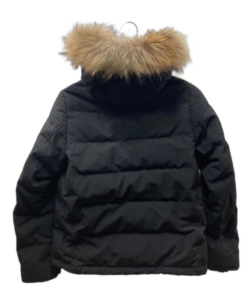 DANTON（ダントン）DANTON (ダントン) ファー付き キルトダウンジャケット ブラック サイズ:36の古着・服飾アイテム