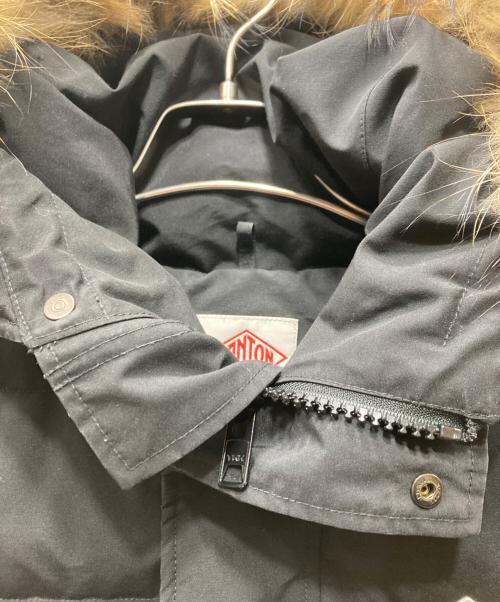 DANTON（ダントン）DANTON (ダントン) ファー付き キルトダウンジャケット ブラック サイズ:36の古着・服飾アイテム