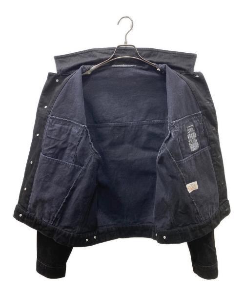 ALEXANDER WANG（アレキサンダー・ワン）ALEXANDER WANG (アレキサンダー・ワン) デニムジャケット ブラック サイズ:Sの古着・服飾アイテム