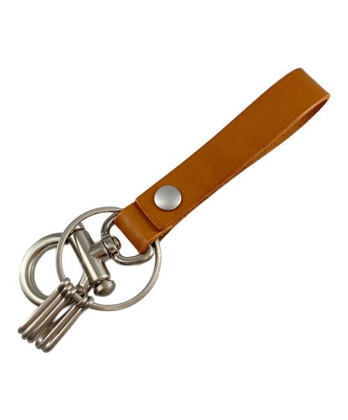 HENDER SCHEME（エンダースキーマ）HENDER SCHEME (エンダースキーマ) Key Flock（キーフロック） キーリング ベージュの古着・服飾アイテム