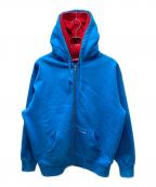 SUPREMEシュプリーム）の古着「Double Hood Facemask Zip Up Hooded Sweatshirt ジップアップパーカー」｜ブルー