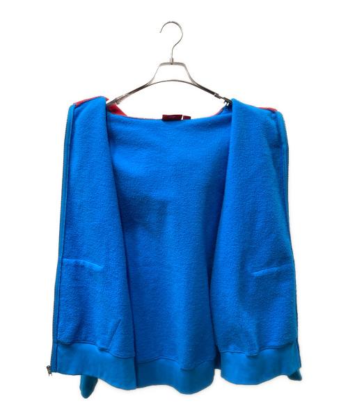 SUPREME（シュプリーム）Supreme (シュプリーム) Double Hood Facemask Zip Up Hooded Sweatshirt ジップアップパーカー ブルー サイズ:Lの古着・服飾アイテム