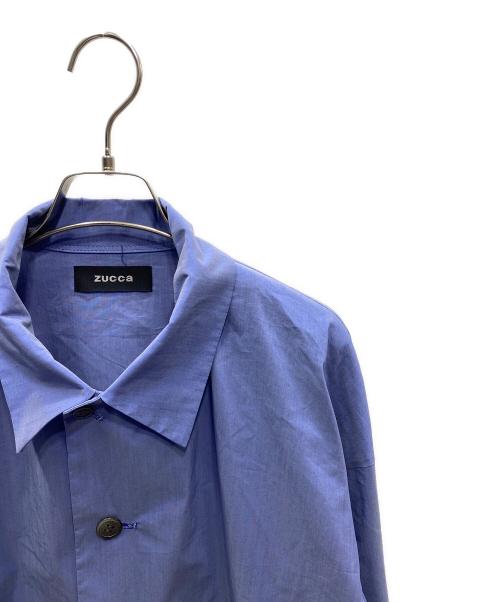 ZUCCA（ズッカ）ZUCCA (ズッカ) 編みデザインジャケット パープル サイズ:SIZE Mの古着・服飾アイテム