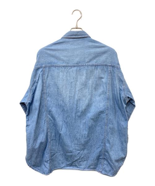 Healthy DENIM（ヘルシーデニム）Healthy denim (ヘルシーデニム) ALMOND デニムシャツ ブルー サイズ:SIZE 1の古着・服飾アイテム
