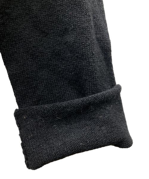 COMME des GARCONS HOMME PLUS（コムデギャルソンオムプリュス）COMME des GARCONS HOMME PLUS (コムデギャルソンオムプリュス) ウールモックネックニット ブラック サイズ:FREEの古着・服飾アイテム