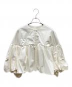 HER.ハー）の古着「ボリュームスリーブトップス」｜ホワイト