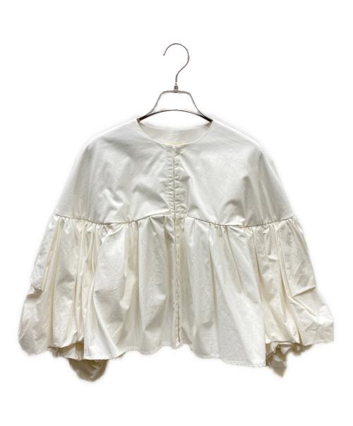 HER.（ハー）HER. (ハー) ボリュームスリーブトップス ホワイト サイズ:SIZE Freeの古着・服飾アイテム