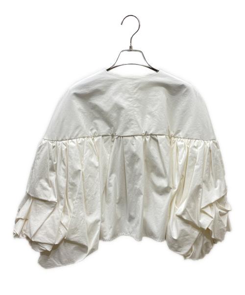 HER.（ハー）HER. (ハー) ボリュームスリーブトップス ホワイト サイズ:SIZE Freeの古着・服飾アイテム