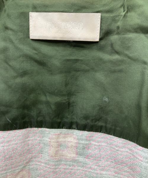 NEON SIGN（ネオンサイン）NEON SIGN (ネオンサイン) FLOWER MONOGRAM HS SH 半袖シャツ ブラウン サイズ:48の古着・服飾アイテム