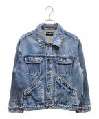 SUPPLIERサプライヤー）の古着「Rhinestone Denim Jacket デニムジャケット」｜ブルー