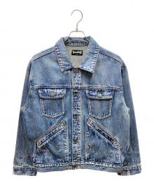 SUPPLIER（サプライヤー）の古着「Rhinestone Denim Jacket デニムジャケット」｜ブルー