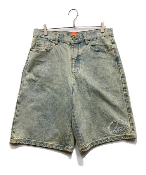 arte Antwerp（アルテアントワープ）arte antwerp (アルテアントワープ) フェード加工デニムハーフパンツ ブルー サイズ:34の古着・服飾アイテム