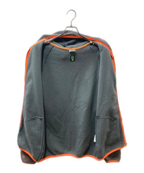 UNDERCOVER（アンダーカバー）UNDERCOVER (アンダーカバー) GOODENOUGH (グッドイナフ) コラボ line hoodie ジップパーカー グレー×オレンジ サイズ:FREEの古着・服飾アイテム