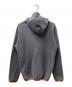 UNDERCOVER (アンダーカバー) GOODENOUGH (グッドイナフ) コラボ line hoodie ジップパーカー グレー×オレンジ サイズ:FREE：17000円