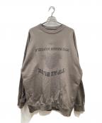 MM6 Maison Margielaエムエムシックスメゾンマルジェラ）の古着「インサイドアウトデザインスウェット」｜ブラウン