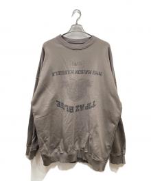 MM6 Maison Margiela（エムエムシックスメゾンマルジェラ）の古着「インサイドアウトデザインスウェット」｜ブラウン