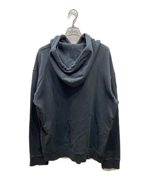 MM6 Maison Margiela（エムエムシックスメゾンマルジェラ）MM6 Maison Margiela (エムエムシックスメゾンマルジェラ) ロゴプリントプルオーバーパーカー ブラック サイズ:Lの古着・服飾アイテム