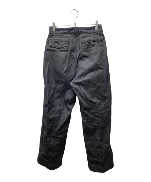 schuray（シュウレイ）Schuray (シュウレイ) Black Denim Trousers デニムトラウザー ブラック サイズ:1の古着・服飾アイテム