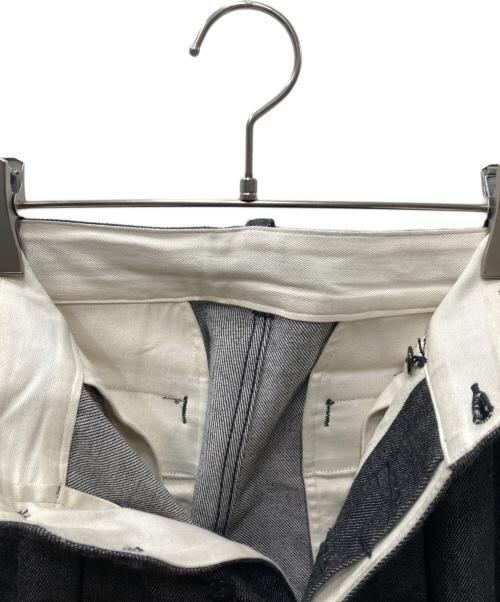 schuray（シュウレイ）Schuray (シュウレイ) Black Denim Trousers デニムトラウザー ブラック サイズ:1の古着・服飾アイテム