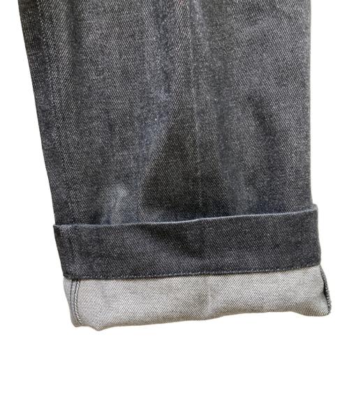 schuray（シュウレイ）Schuray (シュウレイ) Black Denim Trousers デニムトラウザー ブラック サイズ:1の古着・服飾アイテム